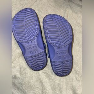Purple Crocs